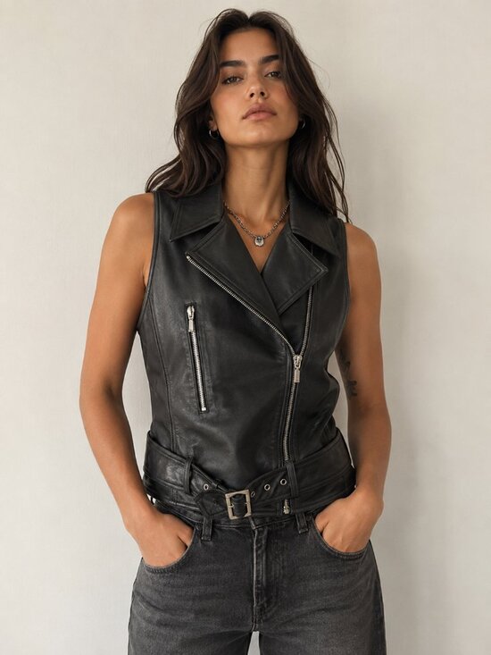 Jackets & Blazers - 100% Genuine Leather Motorcycle Vest